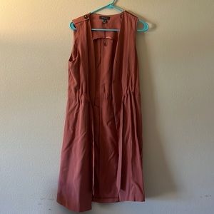 Sleeveless blazer style dress